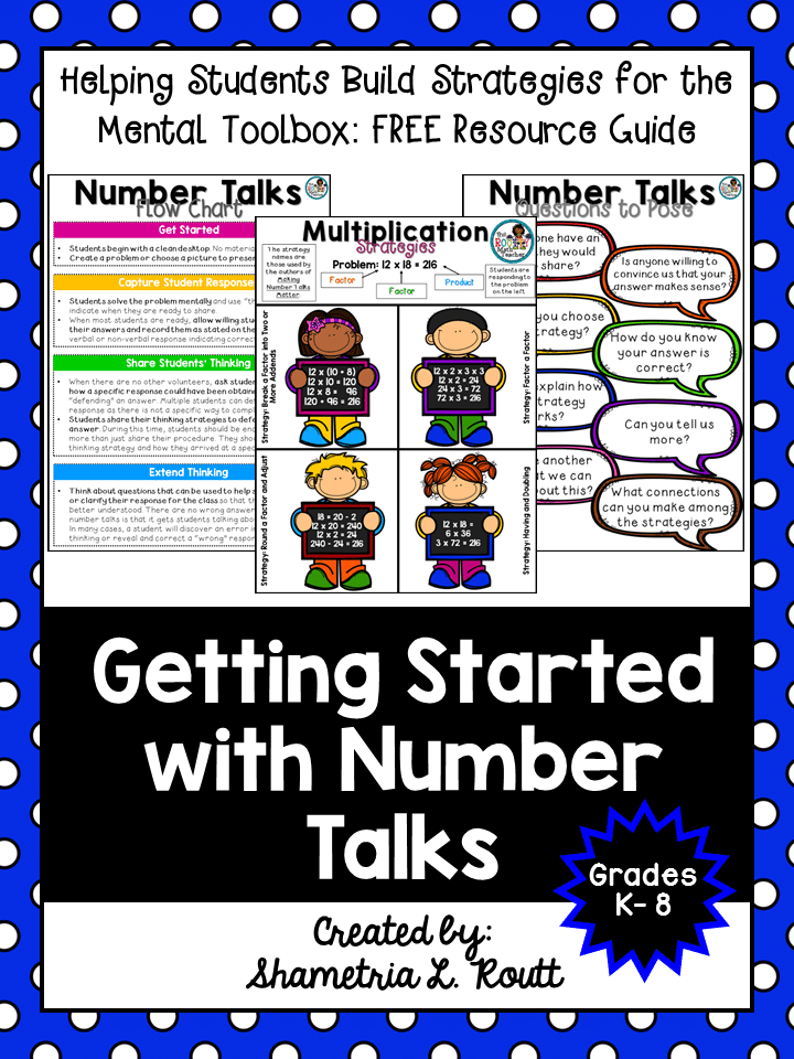 There are many ways to build students' mental stamina when it comes to math, and number talks are one way to do that. Cultivate a community of learning, sharing, and growing while exploring numerous methods for solving math problems in your class. An added bonus is that these number talks often lead to opening the door for more advanced math skills!