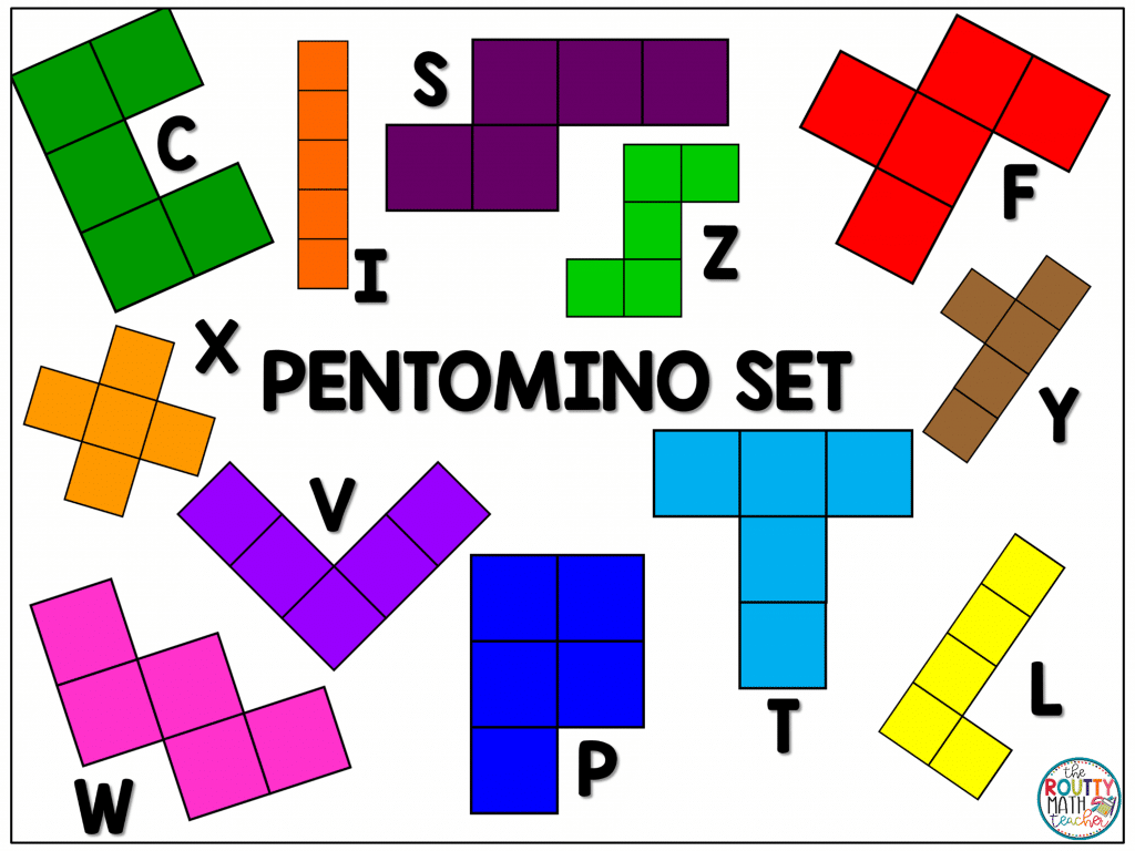This is a set of pentominoes.
