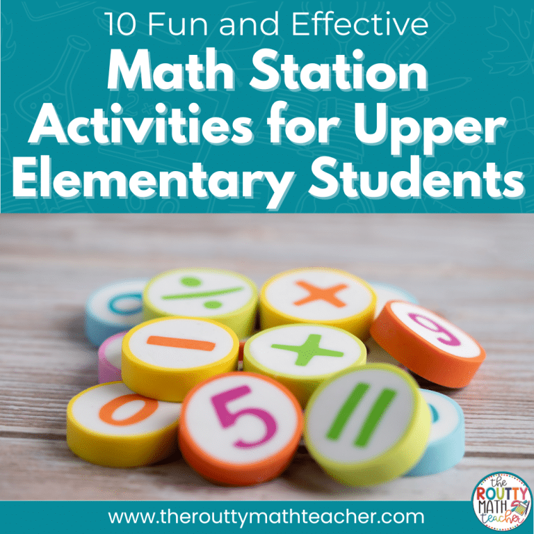 small group math activities